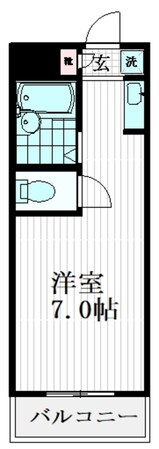 スカイコート学芸大学の物件間取画像